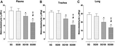 Supplementation With Spirulina platensis Improves Tracheal Reactivity in Wistar Rats by Modulating Inflammation and Oxidative Stress